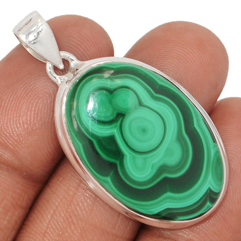 1.6" Malachite Pendants - MLAP3370