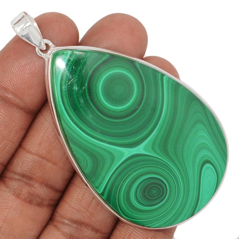 2.7" Extra Large - Malachite Pendants - MLAP3374