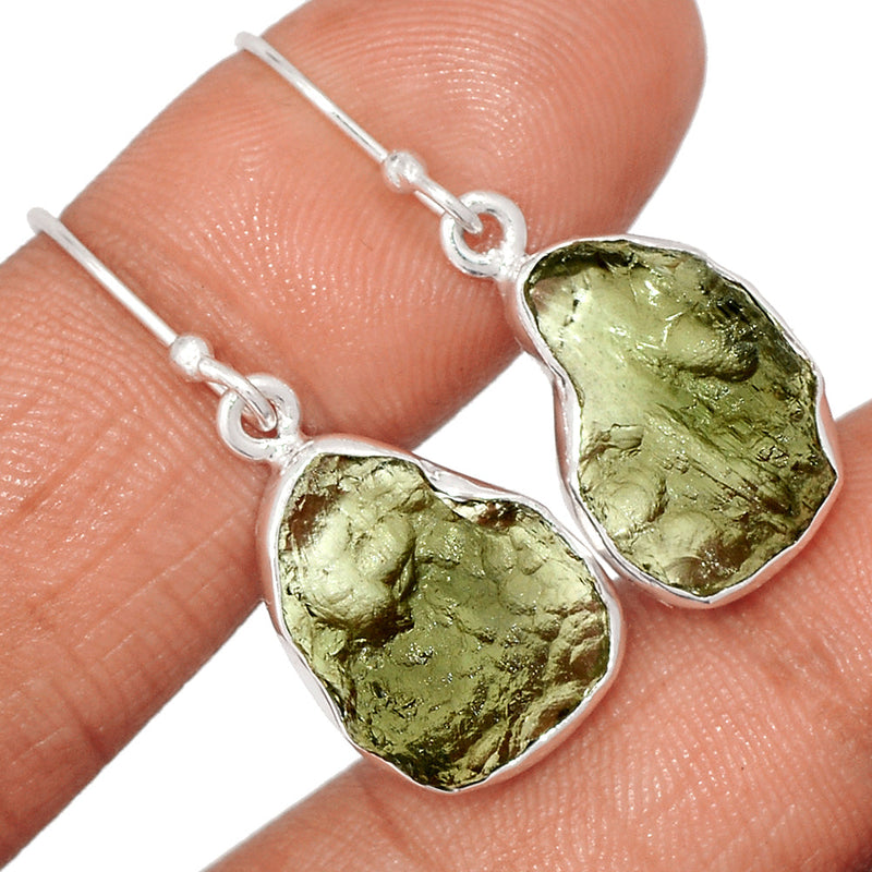 1.3" Moldavite Earrings - MLDE220