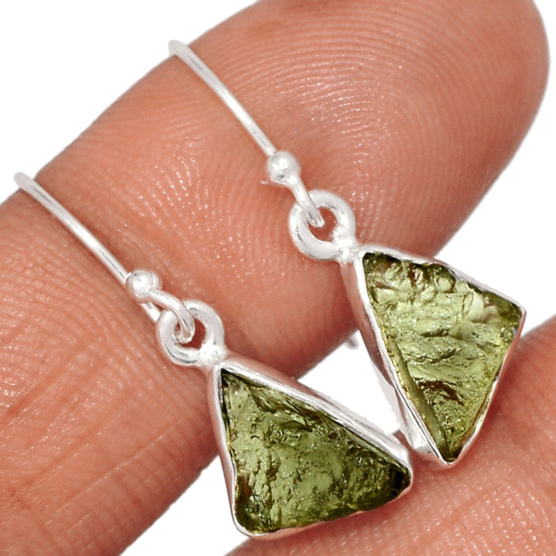 1.2" Moldavite Earrings - MLDE241