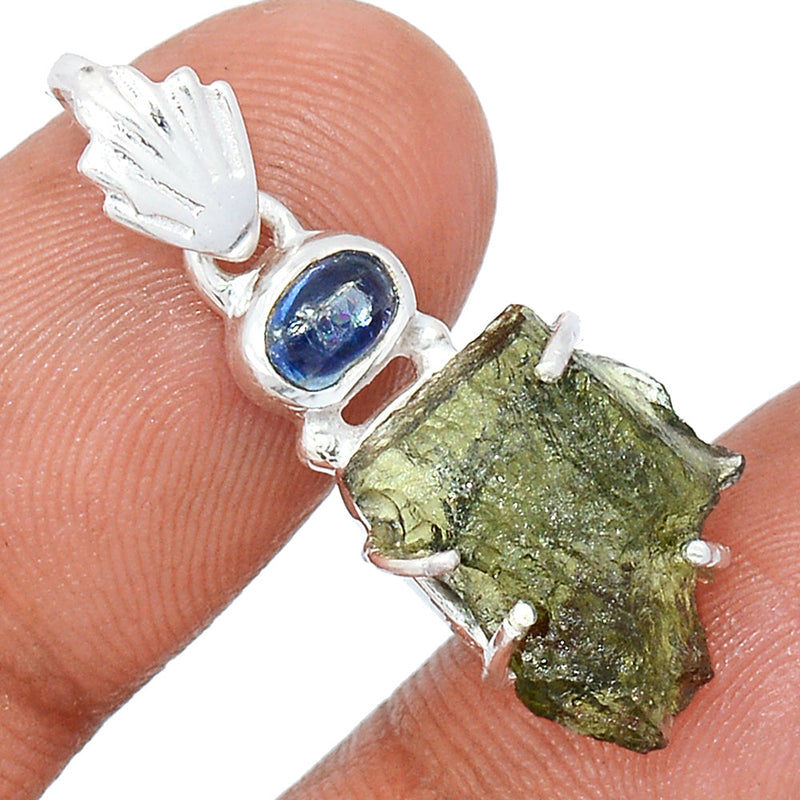 1.2" Claw - Moldavite Pendants - MLDP561