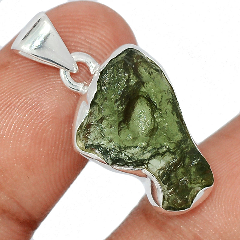 1.1" Moldavite Pendants - MLDP595