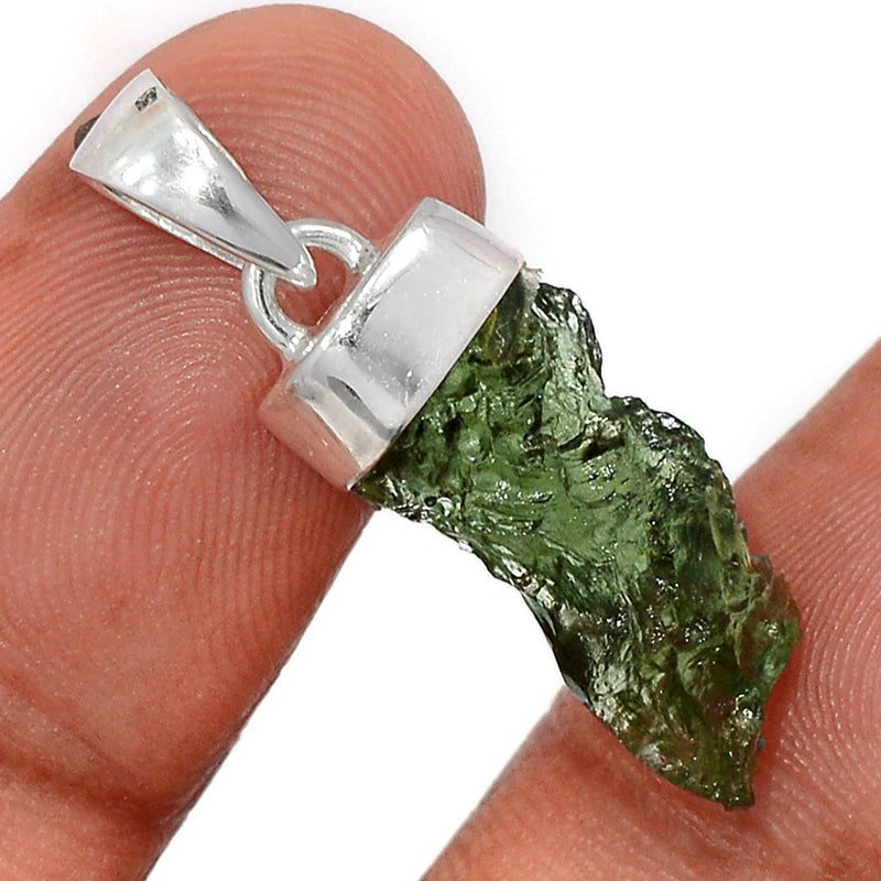 1.2" Moldavite Pendants - MLDP612