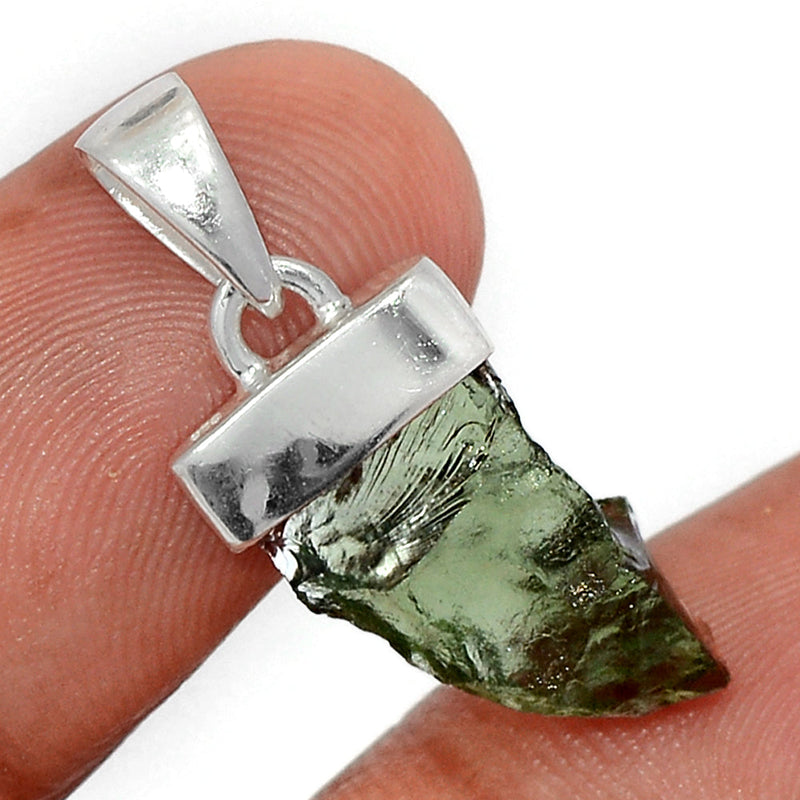 1.1" Moldavite Pendants - MLDP627