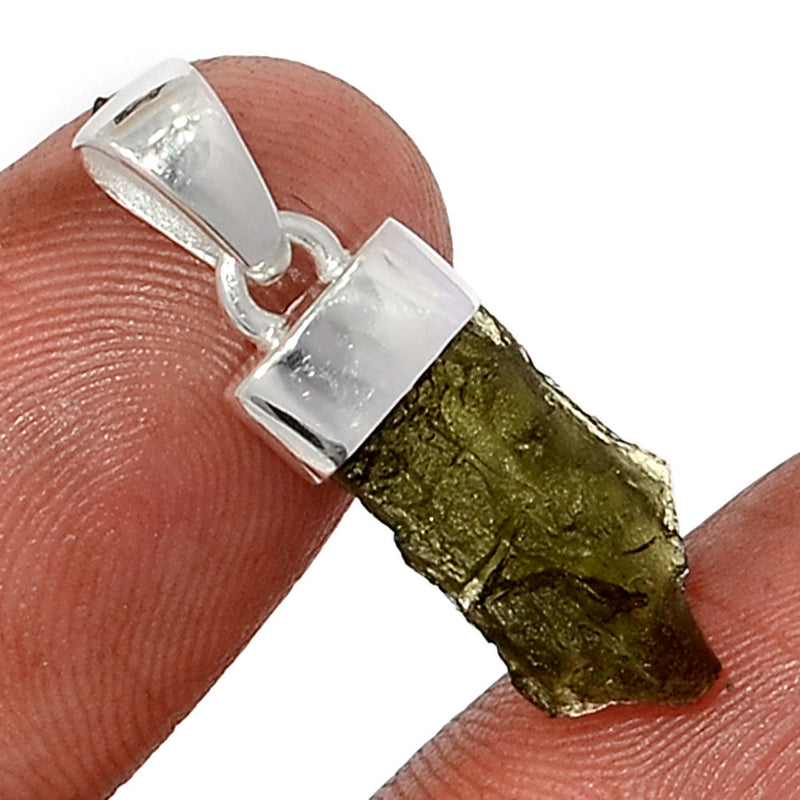 1.1" Moldavite Pendants - MLDP640