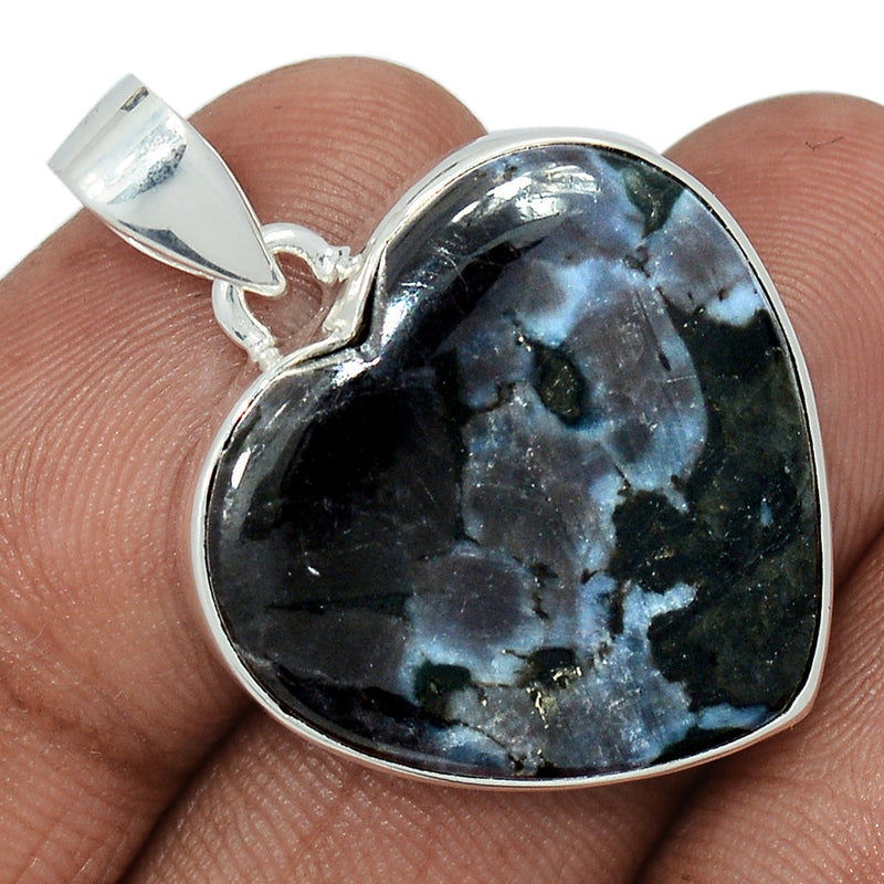 1.3" Heart - Mystic Merlinite Crystal Pendants - MMCP455