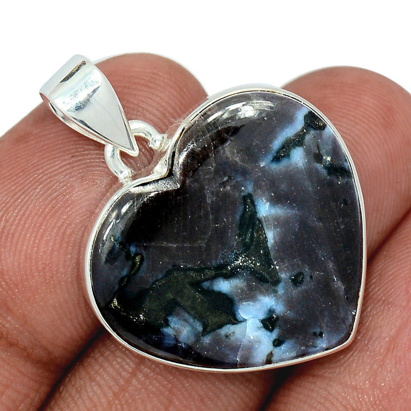 1.2" Heart - Mystic Merlinite Crystal Pendants - MMCP456