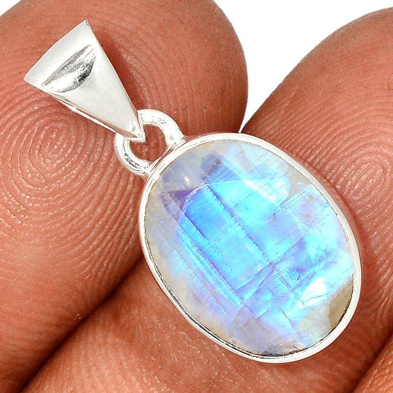 1" Moonstone Faceted Pendants - MNFP1748