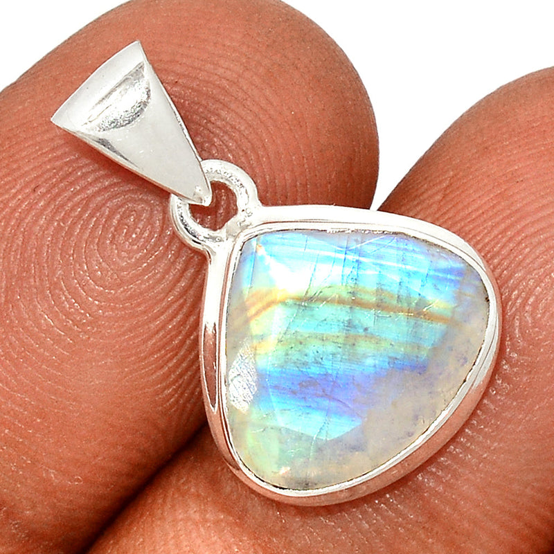 0.8" Moonstone Faceted Pendants - MNFP1749