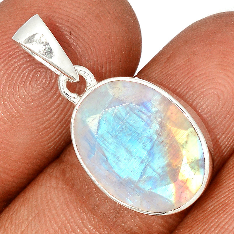 1.1" Moonstone Faceted Pendants - MNFP1752