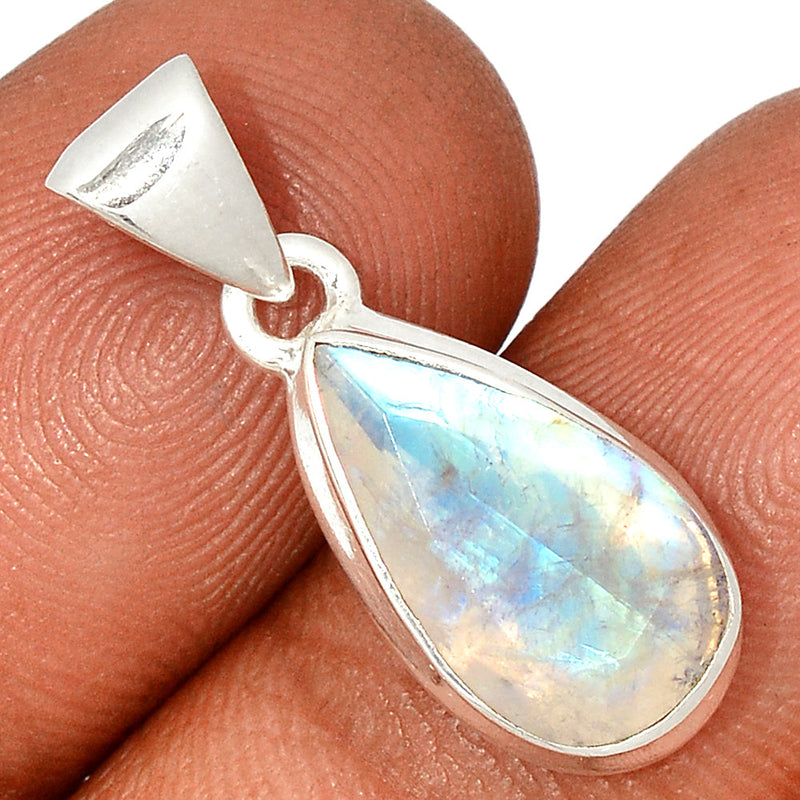 1" Moonstone Faceted Pendants - MNFP1758