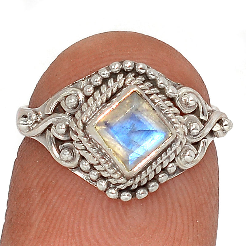 Moonstone Faceted Ring - MNFR1582