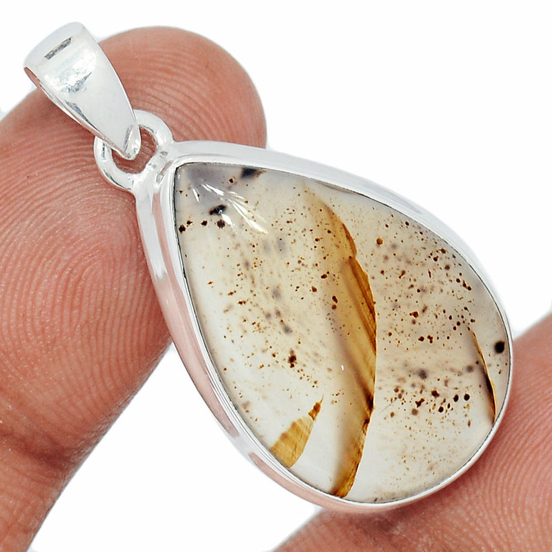 1.5" Montana Agate Pendants - MNTP1012