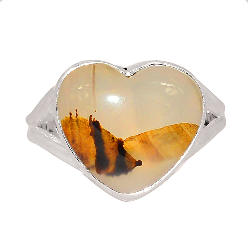 Heart - Montana Agate Ring - MNTR666