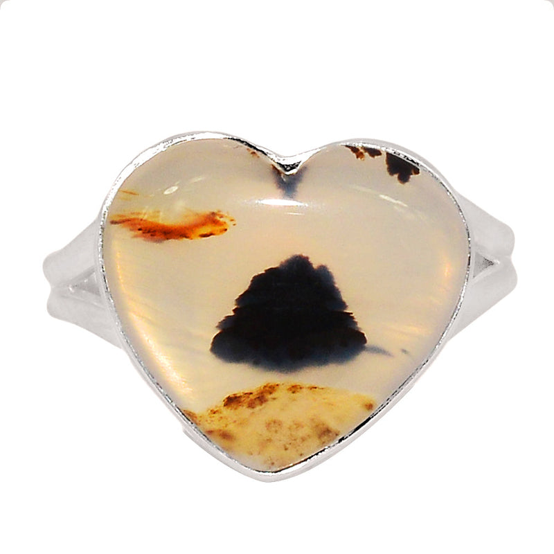 Heart - Montana Agate Ring - MNTR702