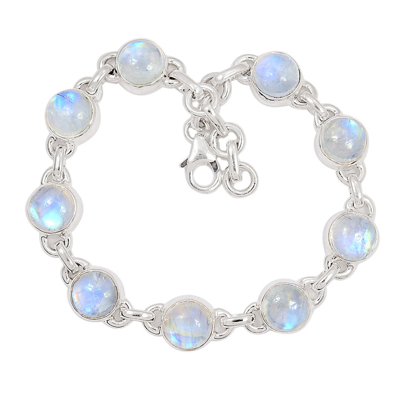 8.1" Rainbow Moonstone Bracelets - MONB570