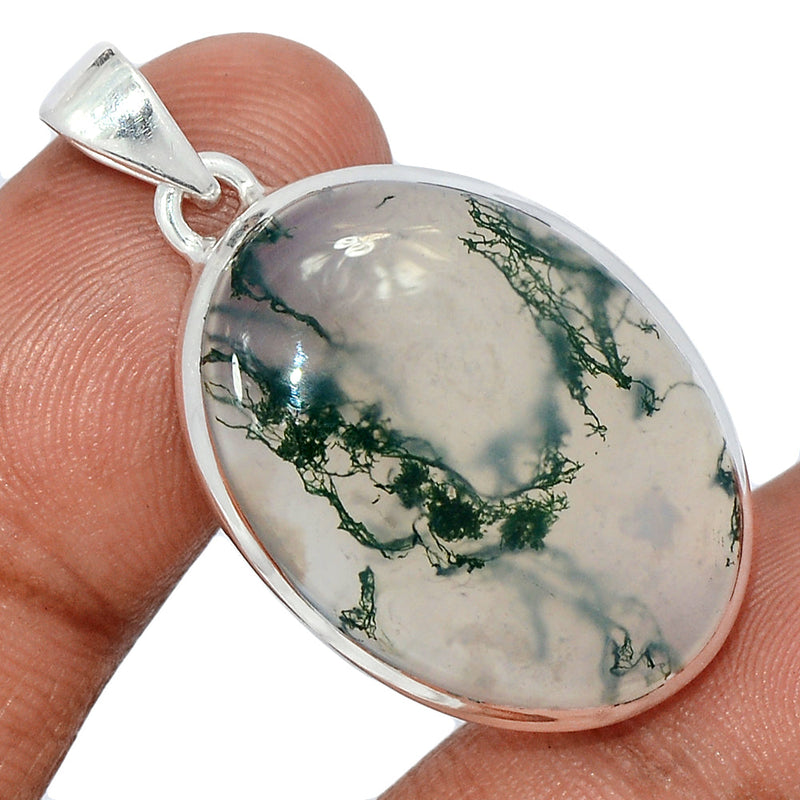 1.5" Moss Agate Pendants - MOSP1588