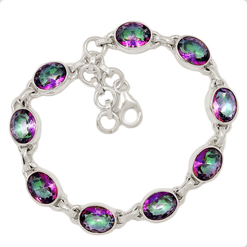 8.1" Mystic Topaz Bracelets - MYSB321