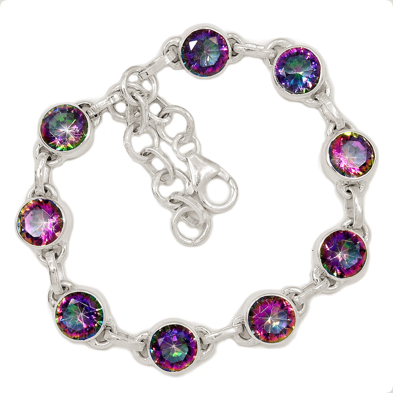 7.7" Mystic Topaz Bracelets - MYSB322