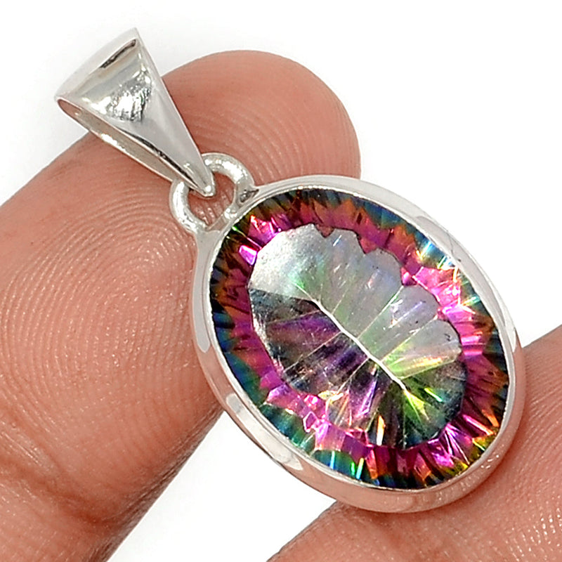 1.2" Mystic Topaz Pendants - MYSP813