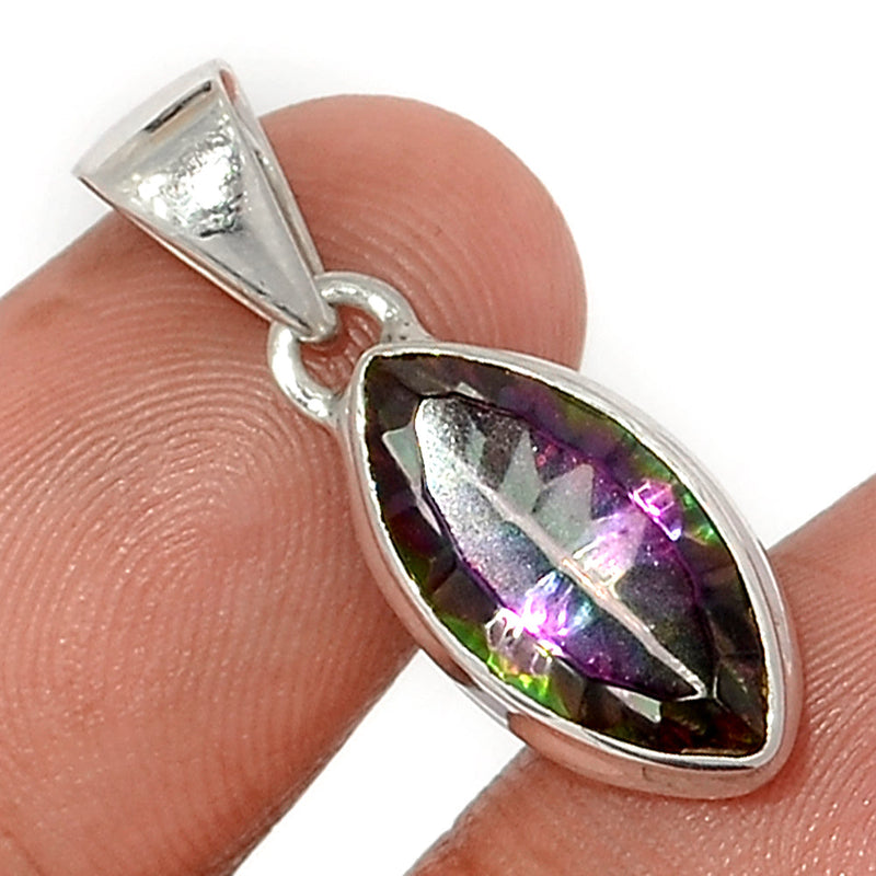 1.1" Mystic Topaz Pendants - MYSP817