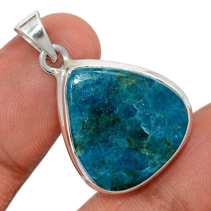 1.3" Neon Blue Apatite Cabochon Pendants - NACP673