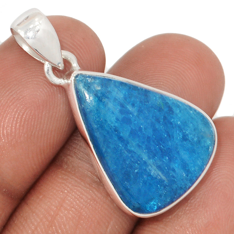 1.3" Neon Blue Apatite Cabochon Pendants - NACP711