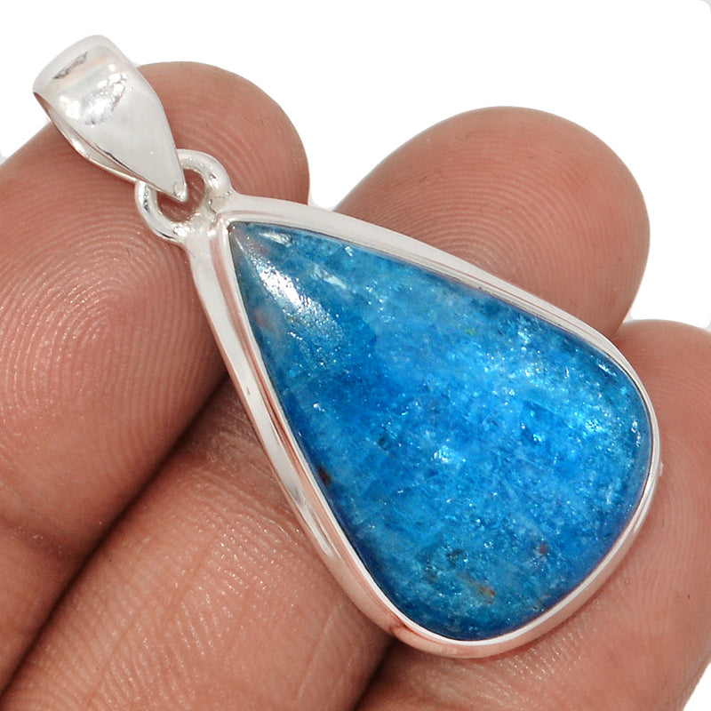 1.6" Neon Blue Apatite Cabochon Pendants - NACP721