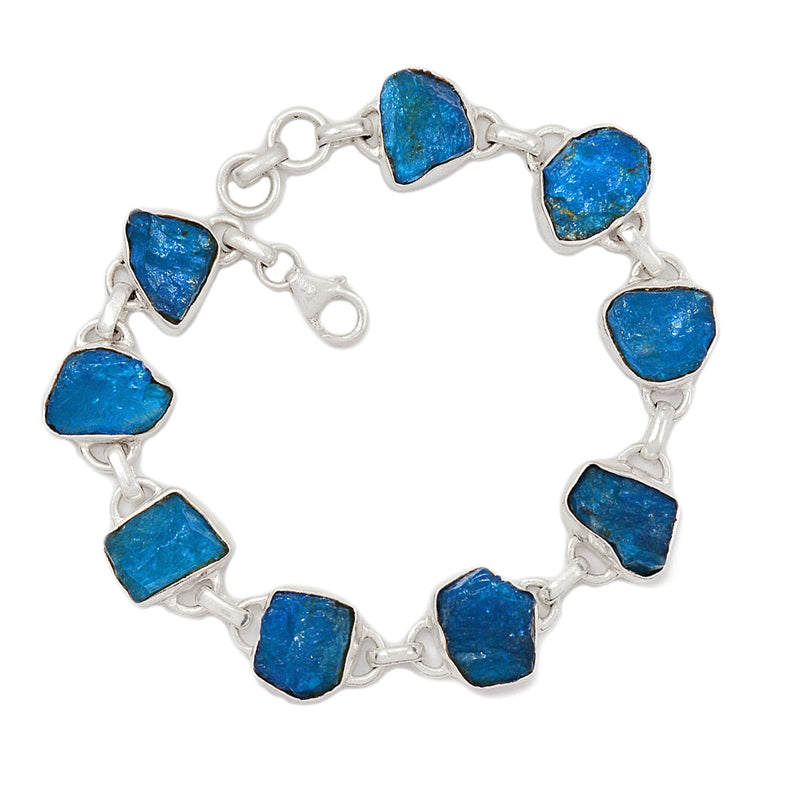 8.2" Neon Blue Apatite Bracelets - NBAB46