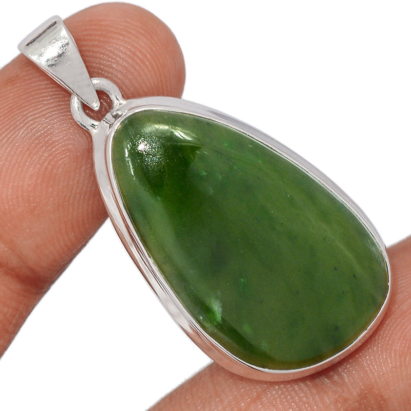 1.7" Nephrite Jade Pendants - NFZP1037