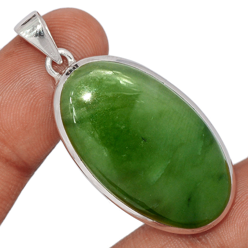 1.8" Nephrite Jade Pendants - NFZP1039