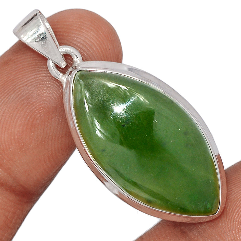 1.5" Nephrite Jade Pendants - NFZP1062