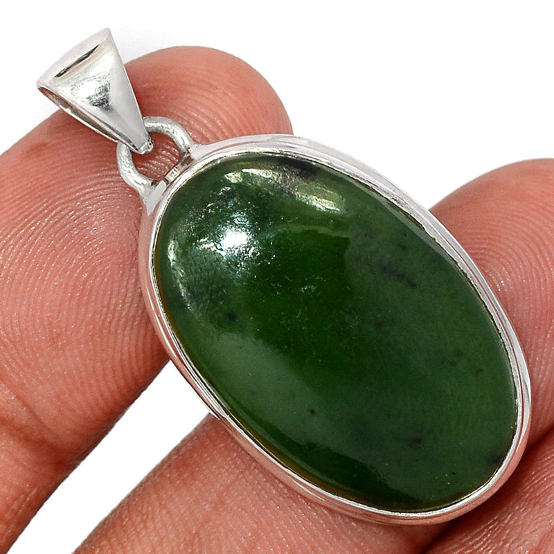 1.5" Nephrite Jade Pendants - NFZP1073