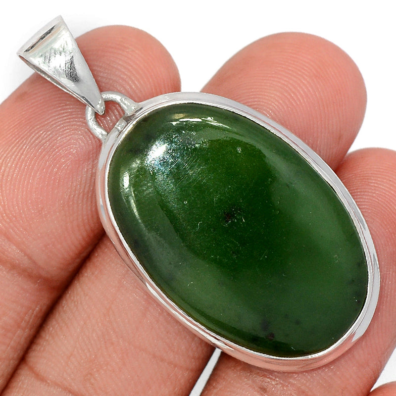 1.7" Nephrite Jade Pendants - NFZP1074