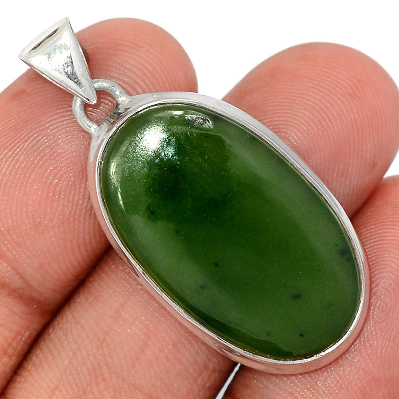 1.5" Nephrite Jade Pendants - NFZP1075