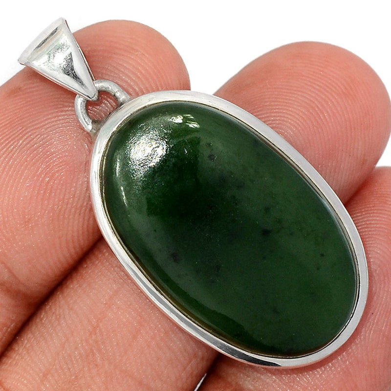 1.6" Nephrite Jade Pendants - NFZP1080