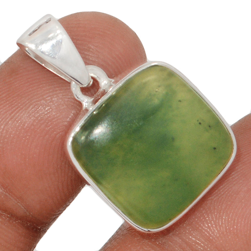 1.1" Nephrite Jade Pendants - NFZP1099