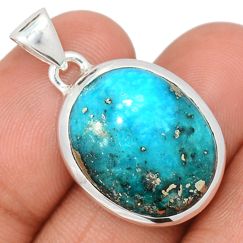 1.2" Nishapur Persian Turquoise Pendants - NITP670