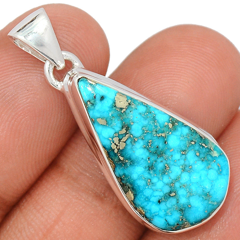 1.3" Nishapur Persian Turquoise Pendants - NITP697