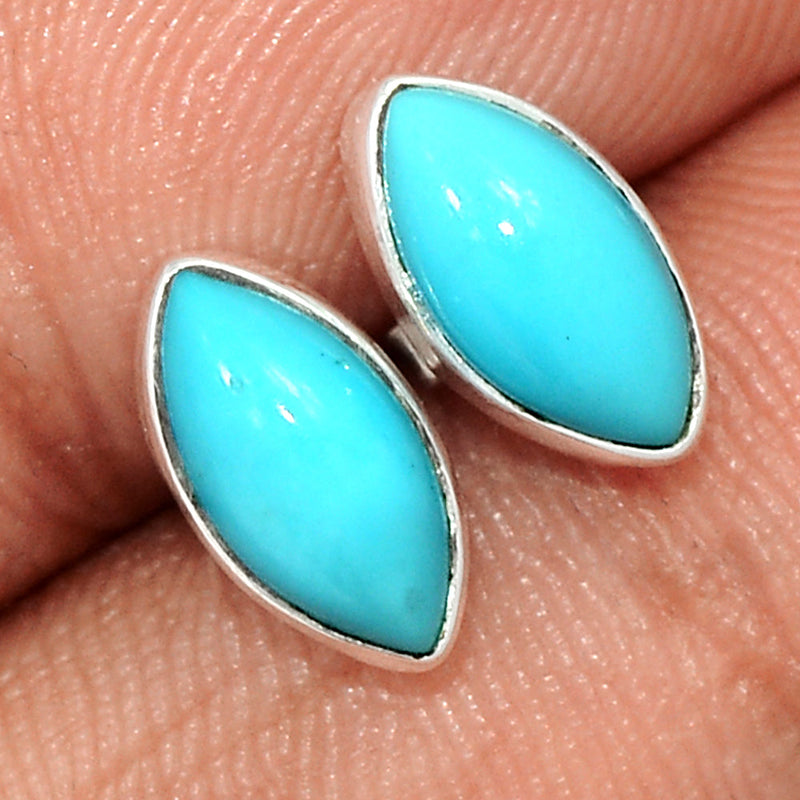 Natural Kingman Turquoise Studs - NKTS147