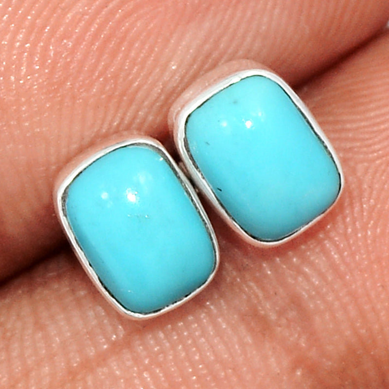 Natural Kingman Turquoise Studs - NKTS188