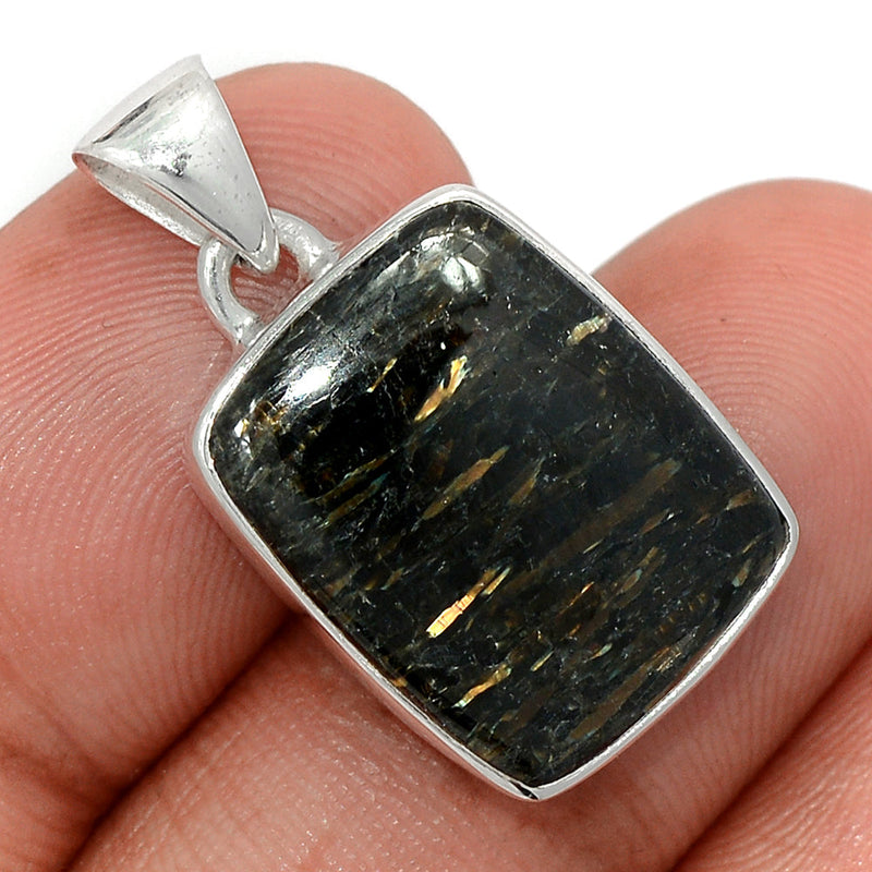 1.1" Nuummite Pendants - NUMP548