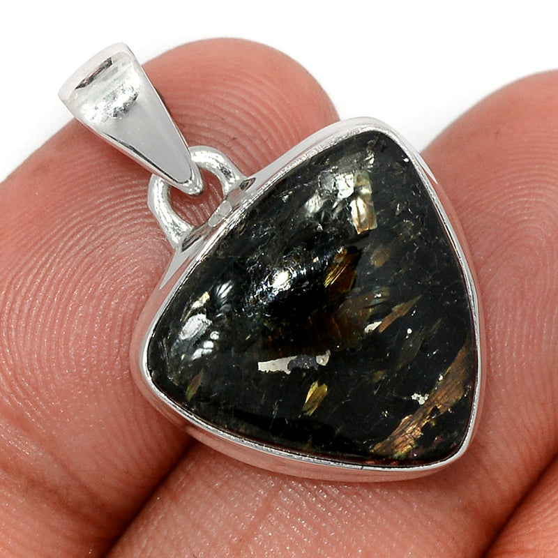 1.1" Nuummite Pendants - NUMP555