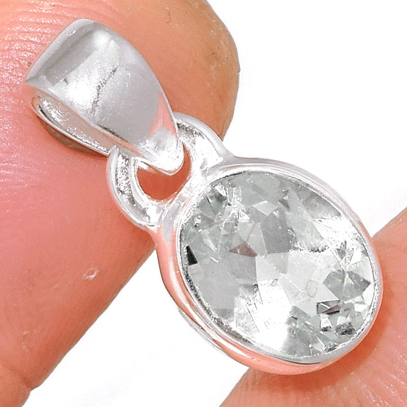 0.7" Natural White Topaz Pendants - NWTP140