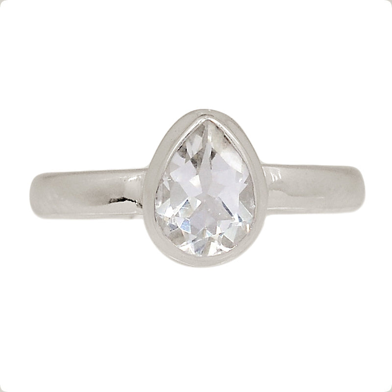 Natural White Topaz Ring - NWTR222