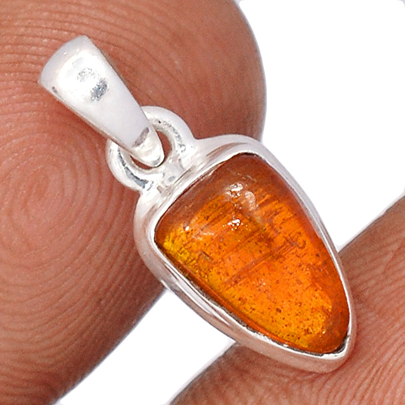 0.8" Orange Kyanite Cabochon Pendants - OKCP4