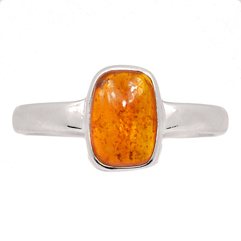 Orange Kyanite Cabochon Ring - OKCR10