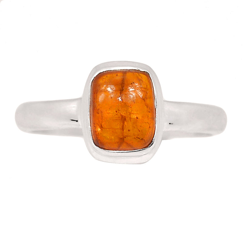 Orange Kyanite Cabochon Ring - OKCR12