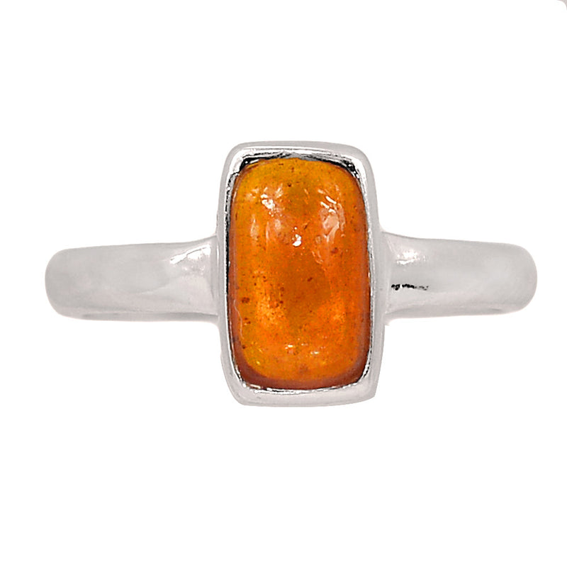 Orange Kyanite Cabochon Ring - OKCR15