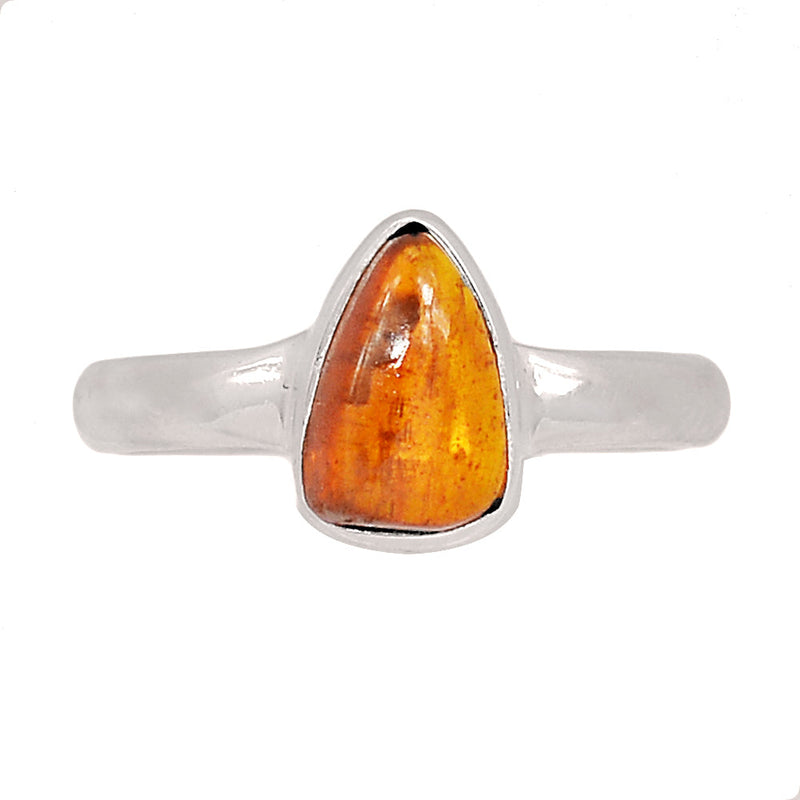 Orange Kyanite Cabochon Ring - OKCR16